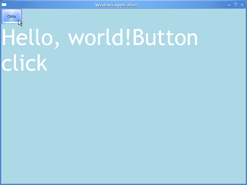 The event handler now works after compilation with the Avalon Compiler