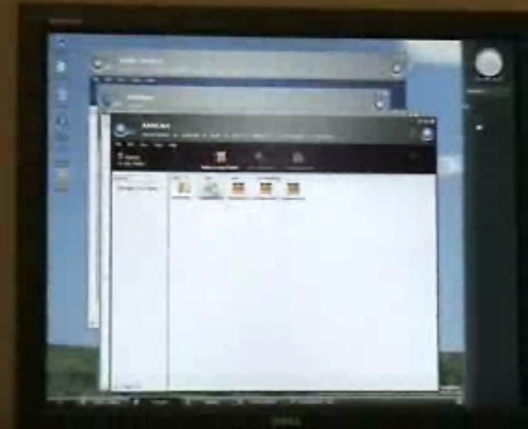 Video frame showing overall screenshot of unknown Longhorn build